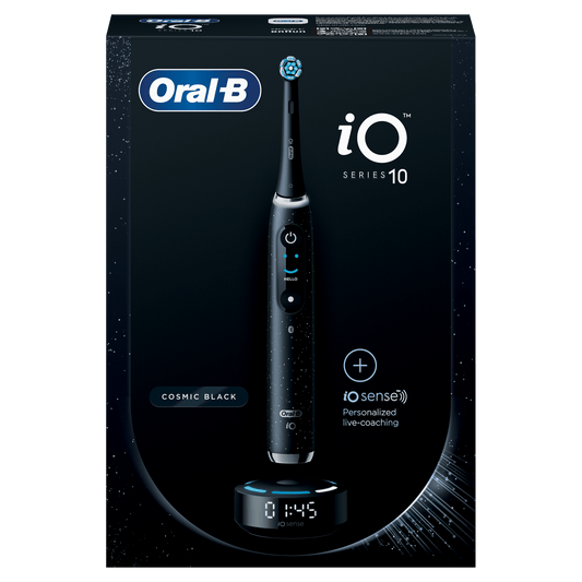 Oral B električna četkica za zube iO Series 10 Black - crna boja – najnovija tehnologija i stil