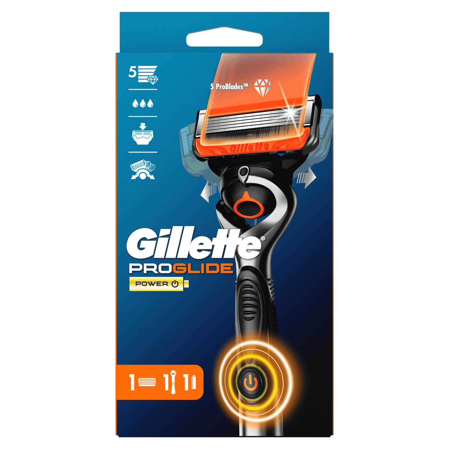 Gillette ProGlide FlexBall Power brijač – mikropulsirajuće oštrice