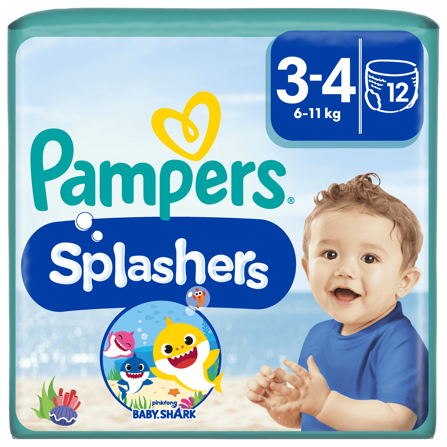Pampers Splashers pelene za plivanje Vel. 3 (Midi) – 8 kom