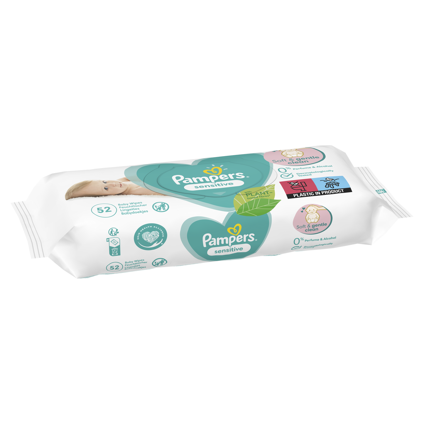 Pampers vlažne maramice Sensitive – 52 kom