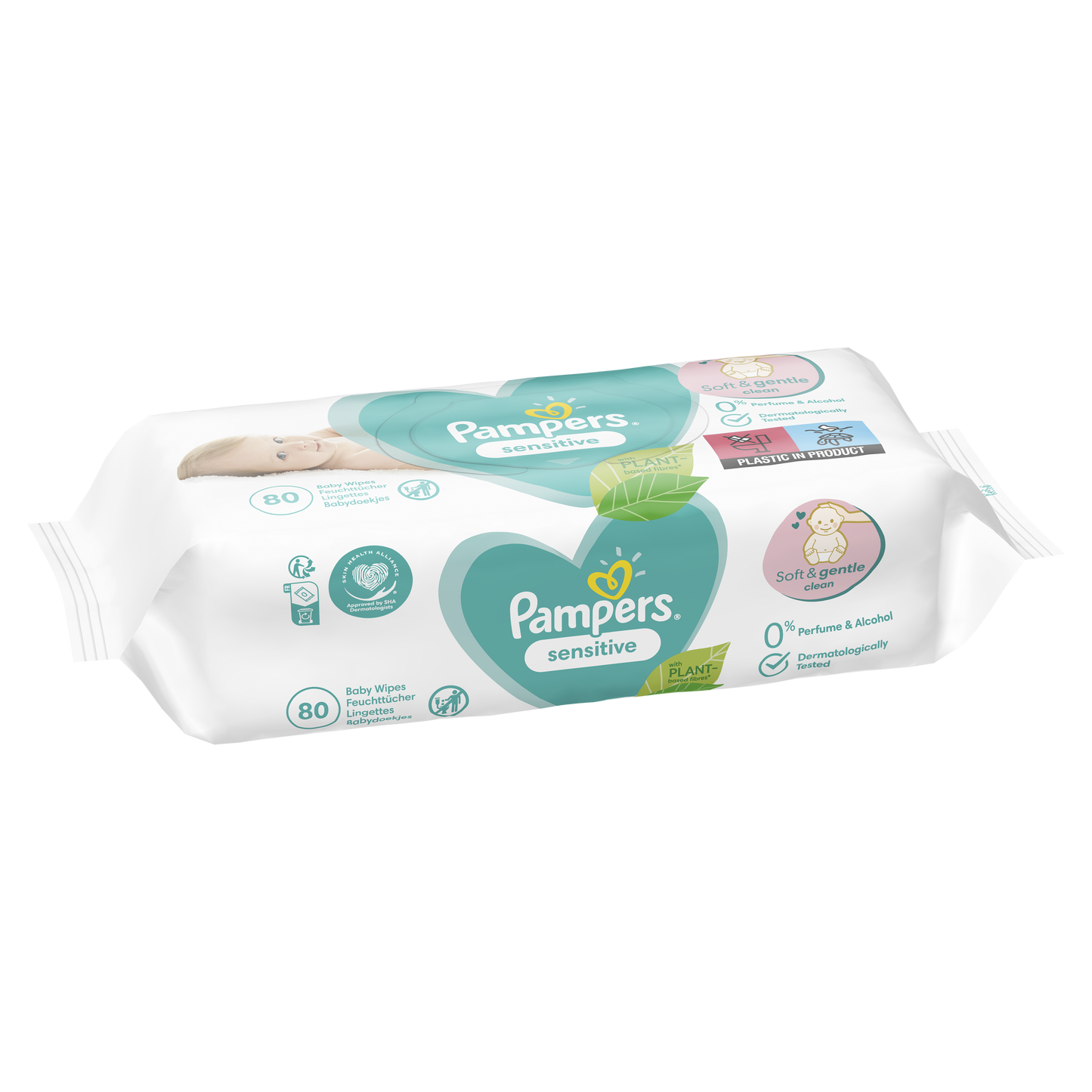 Pampers vlažne maramice Sensitive – 80 kom