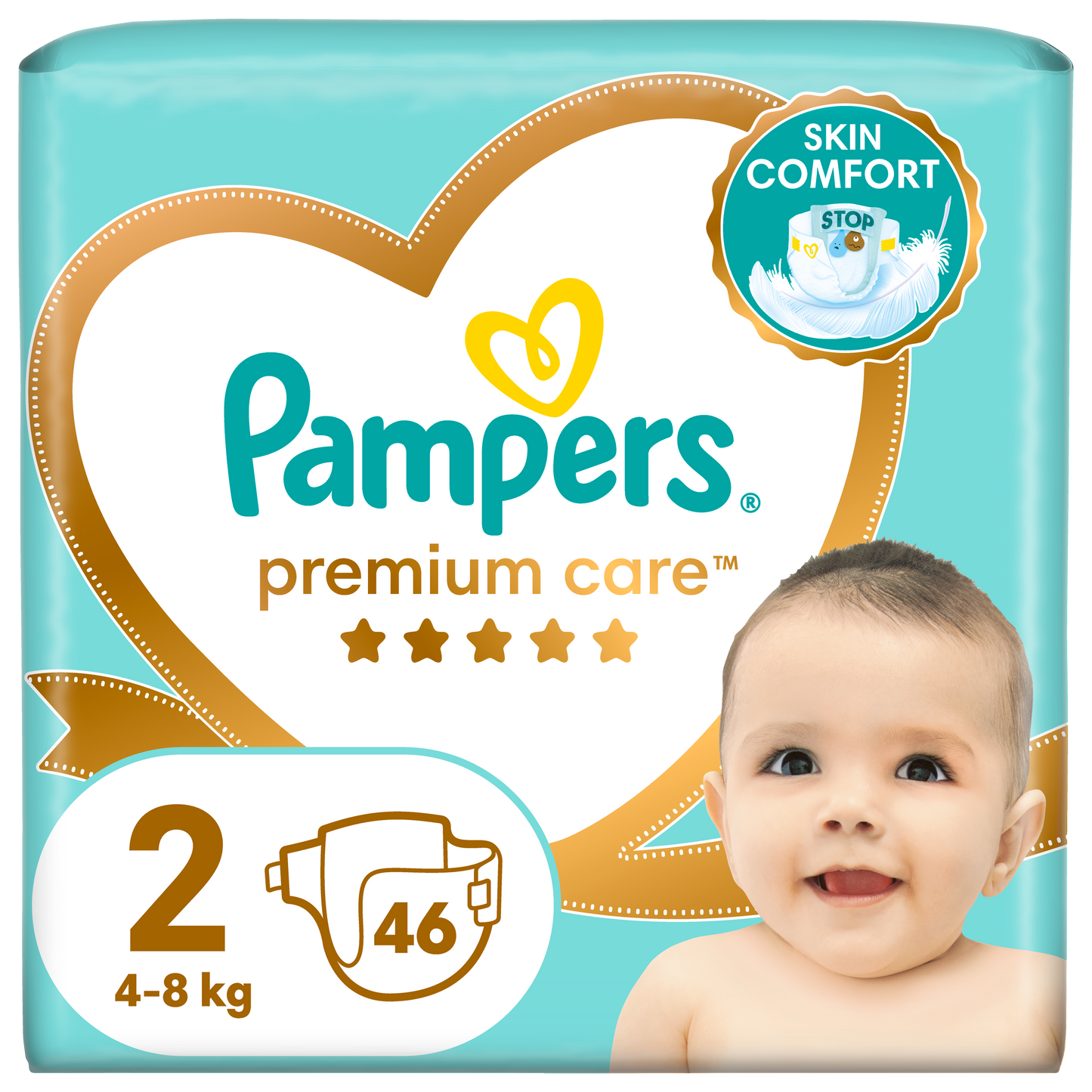 Pampers Premium Care pelene Veliko pakovanje Minus Vel. 2 (Mini) – 46 kom