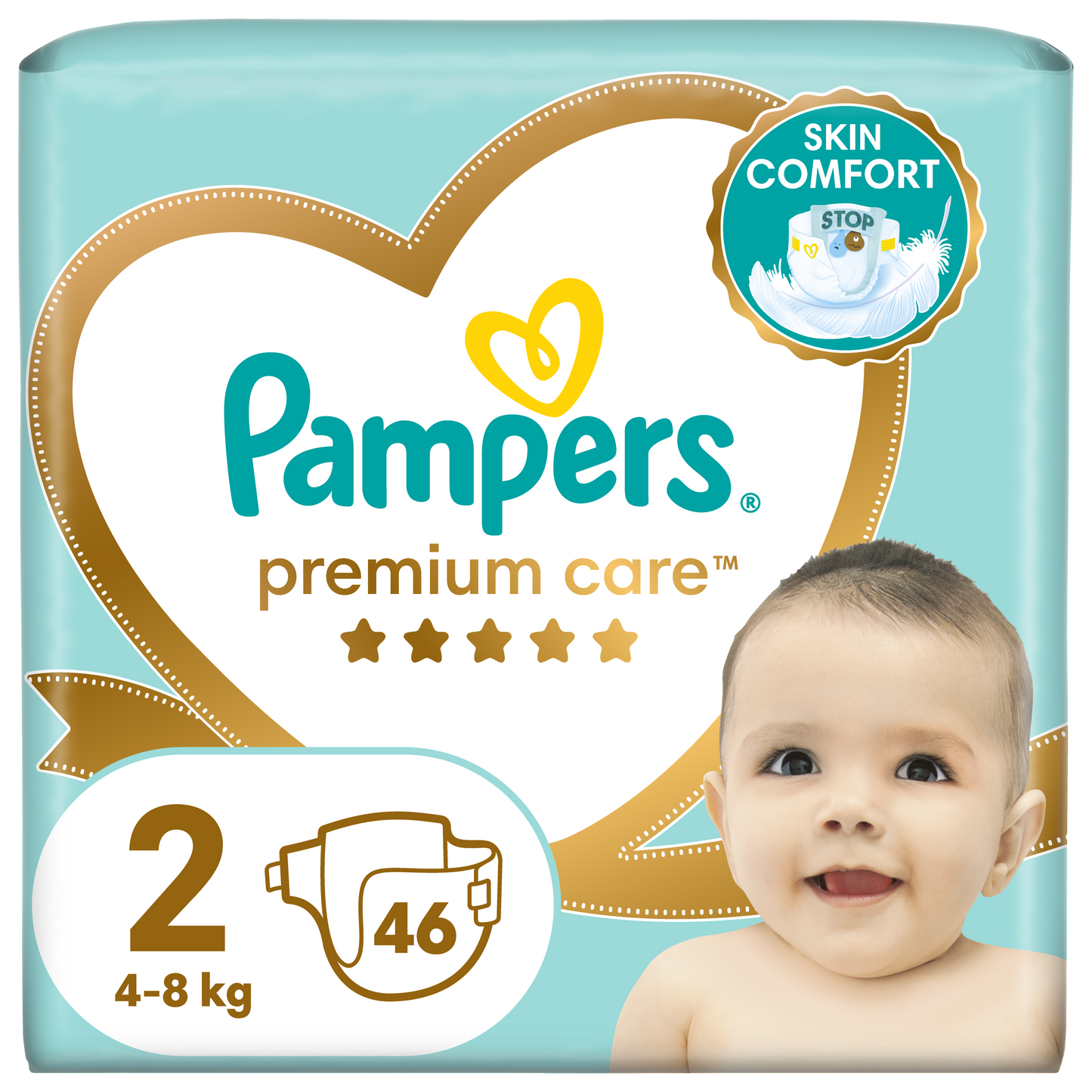 Pampers Premium Care pelene Veliko pakovanje Minus Vel. 2 (Mini) – 46 kom