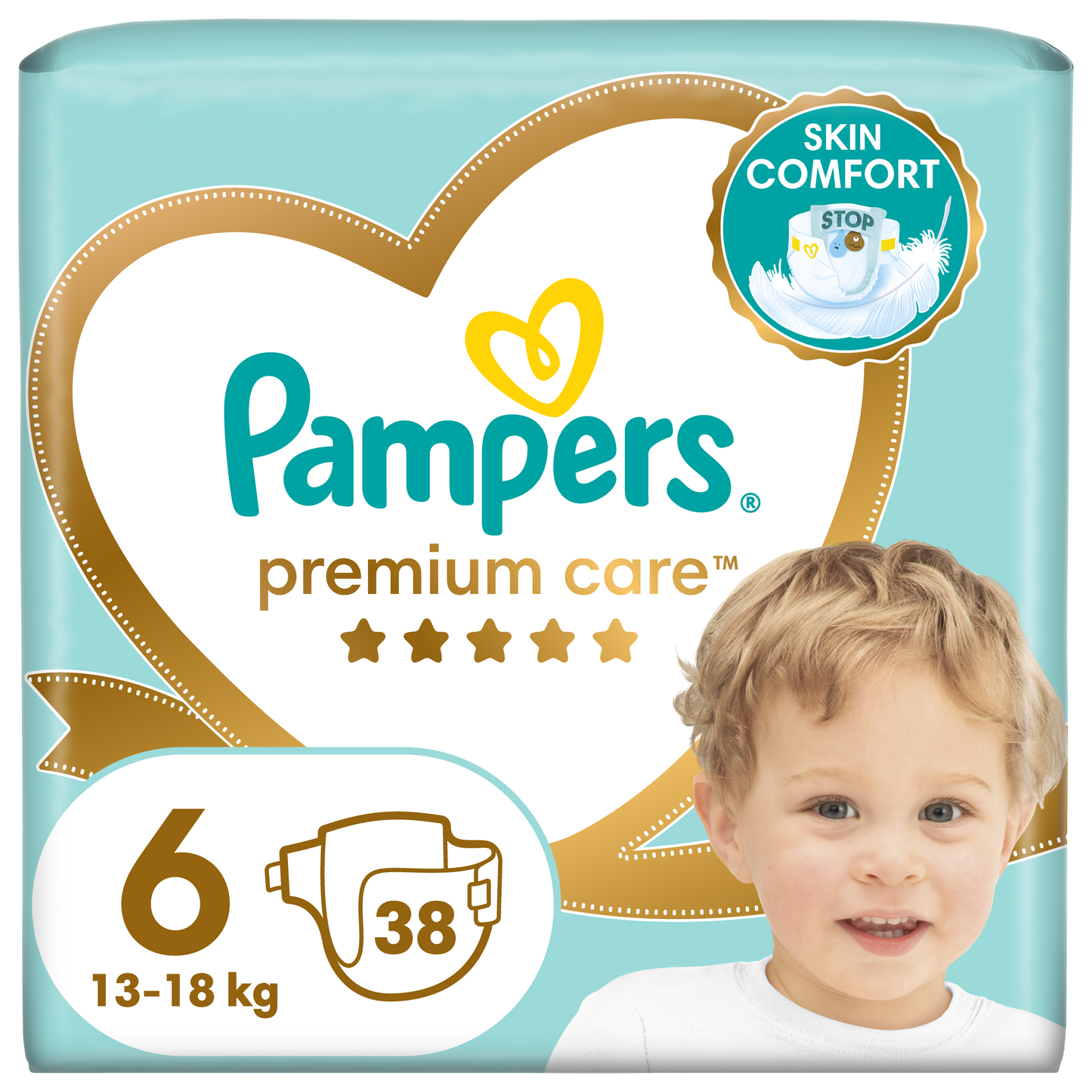 Pampers Premium Care pelene Veliko pakovanje Vel. 6 (Extra Large) – 38 kom