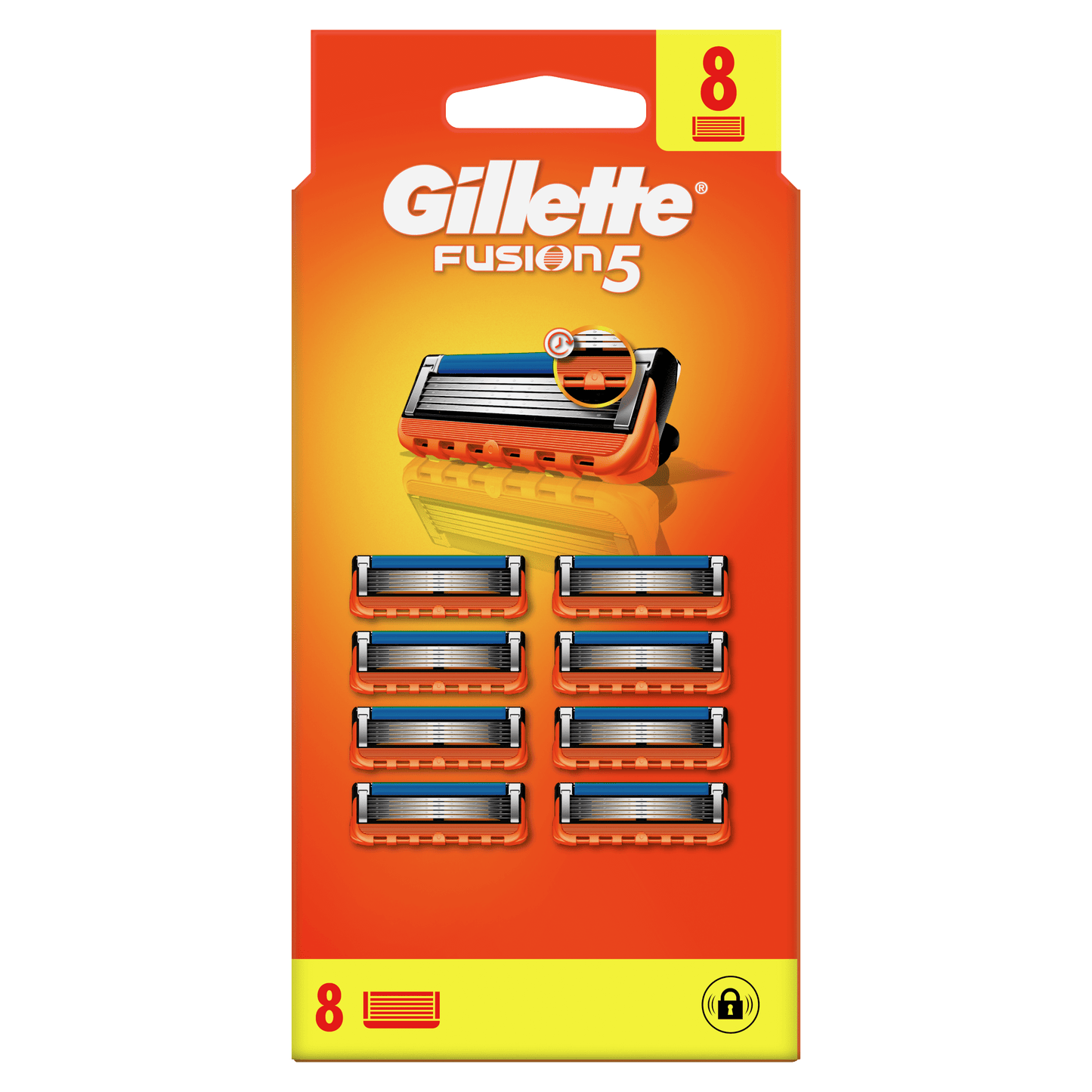 Gillette Fusion Sara Patrone, 8-kom (pakovanje)