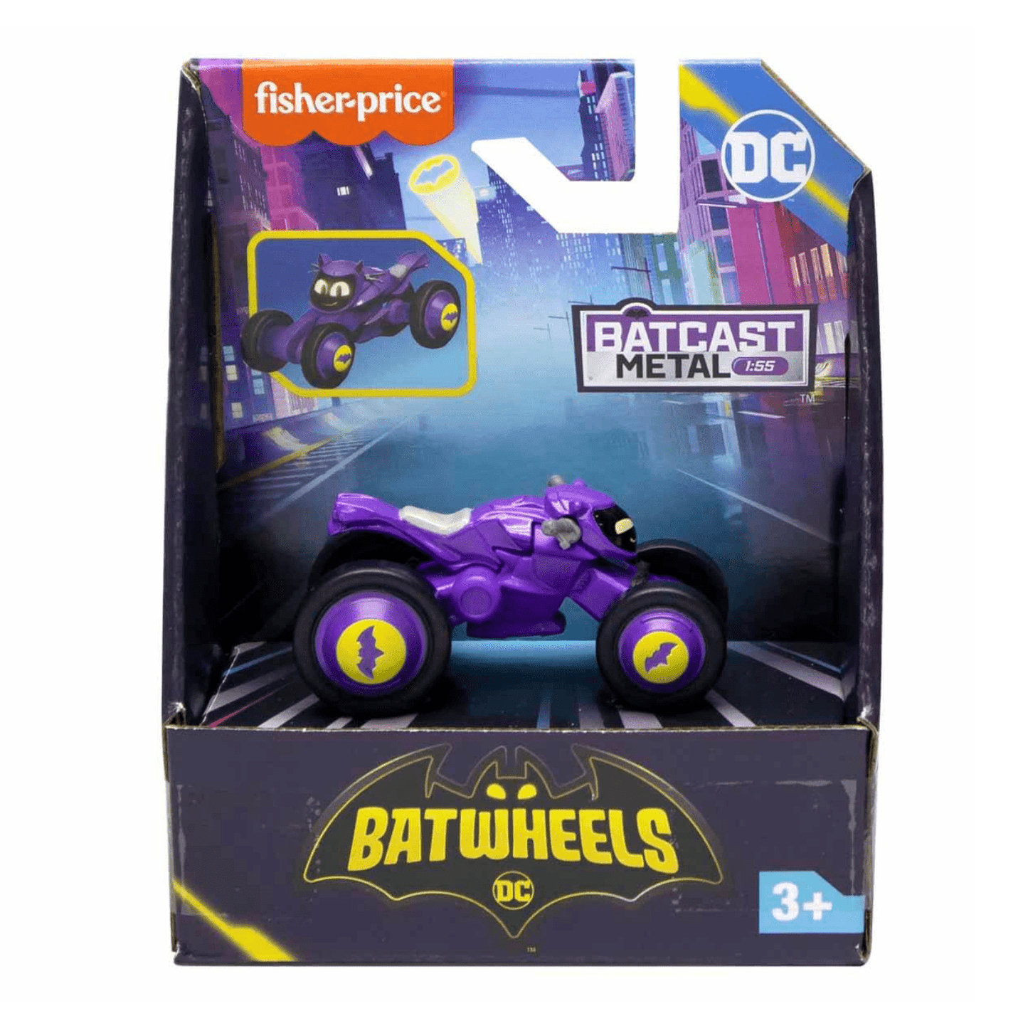 Fisher-Price DC Batwheels Batcast Metal 1:55 – Kolekcionarsko vozilo za djecu 3+