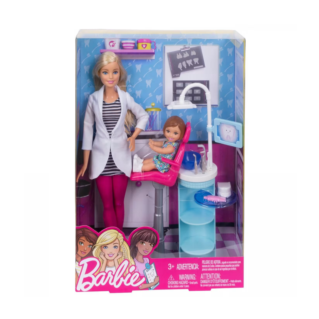Barbie lutka zubarica s ordinacijom i pacijenticom