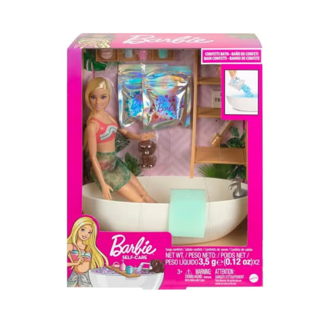 Barbie Self-Care – lutka s kadom i wellness priborom