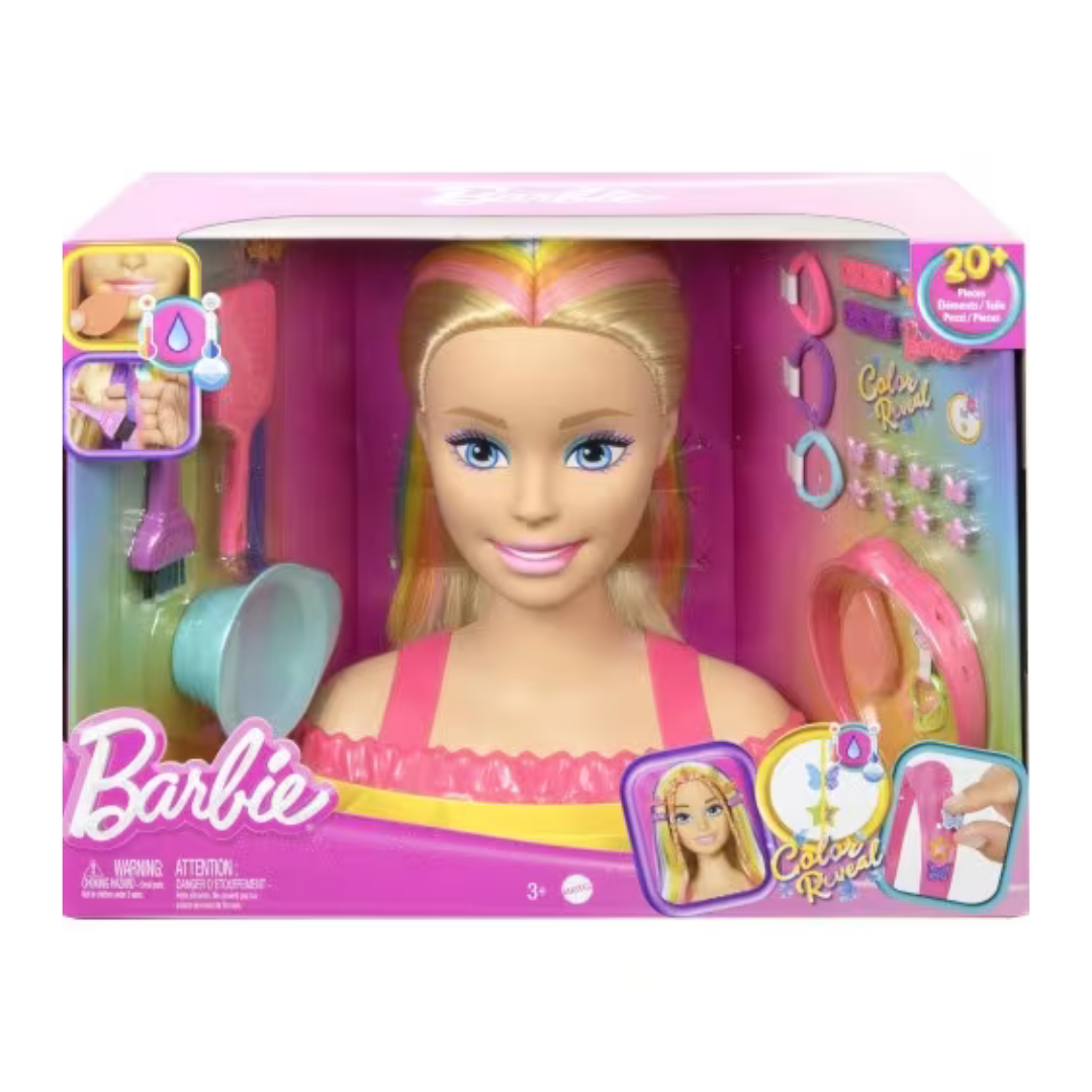 Barbie Color Reveal Styling Head – glava za friziranje s dodacima