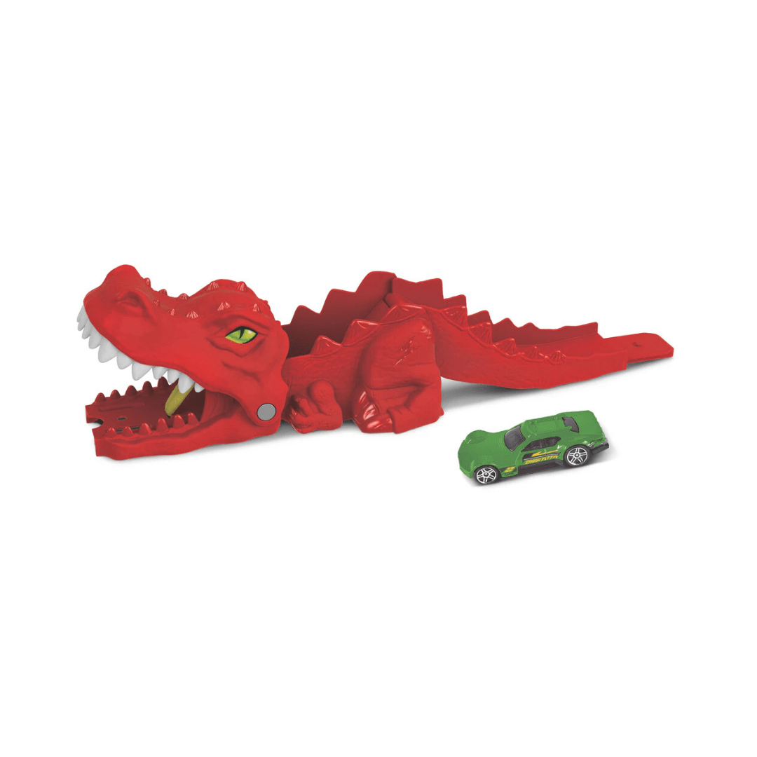 Hot Wheels City Dino Launcher – dinosaur katapult ispaljivač sa autićem