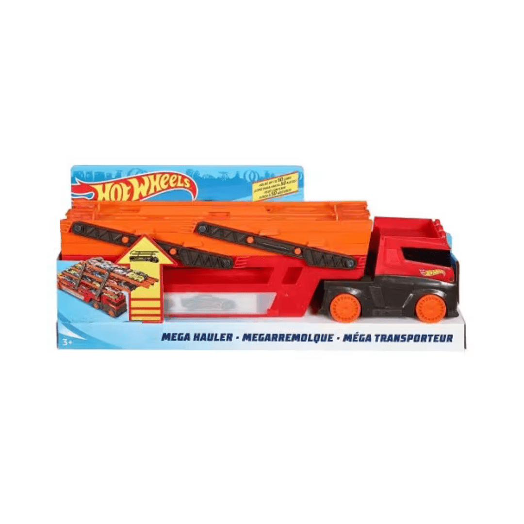 Hot Wheels Mega Hauler – Veliki transporter za 50 autića