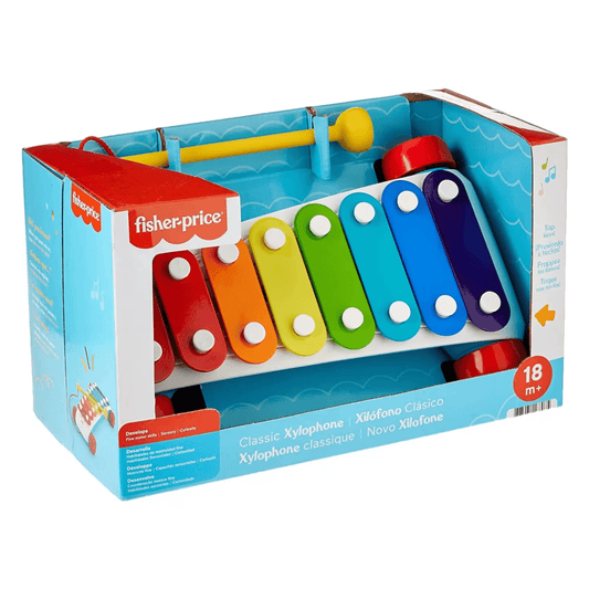 Fisher-Price Classic Xylophone – Klasični dječji ksilofon za muzikalnost i igru 18m+