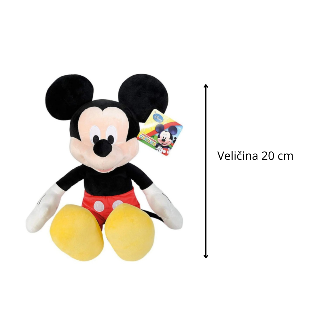 Plišana igračka Mickey Mouse 20 cm – Disney klasik