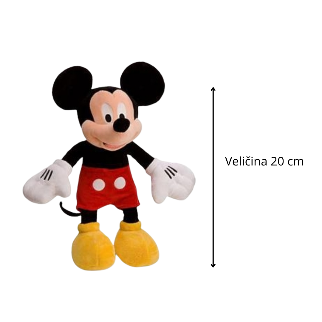 Plišana igračka Mickey Mouse 20 cm – Disney klasik