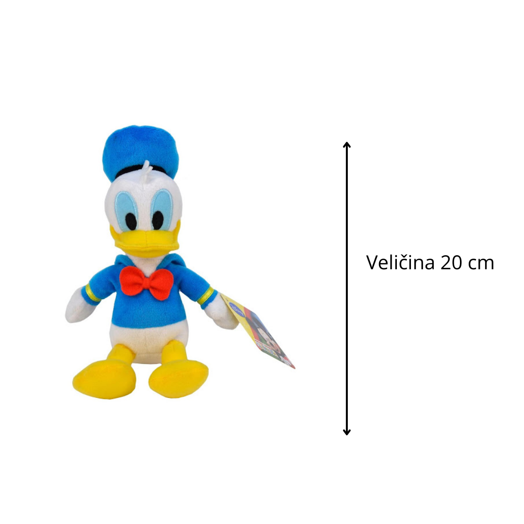 Plišana igračka Donald Duck 20 cm – Disney Paško patak iz Mickey Mouse serijala