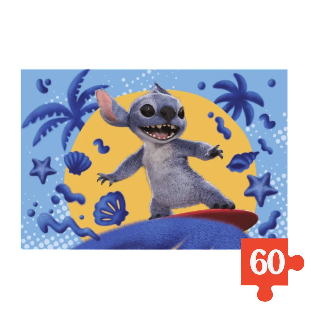Trefl Puzzle Disney Lilo & Stitch 60 dijelova – slagalica za djecu 4+