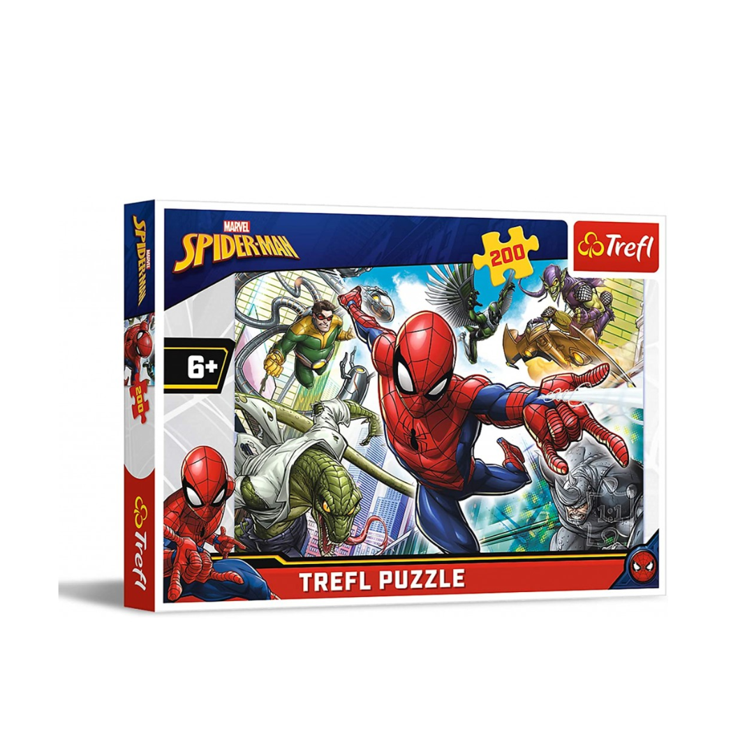 Trefl Puzzle Marvel Spider-Man 200 dijelova – slagalica za djecu 6+