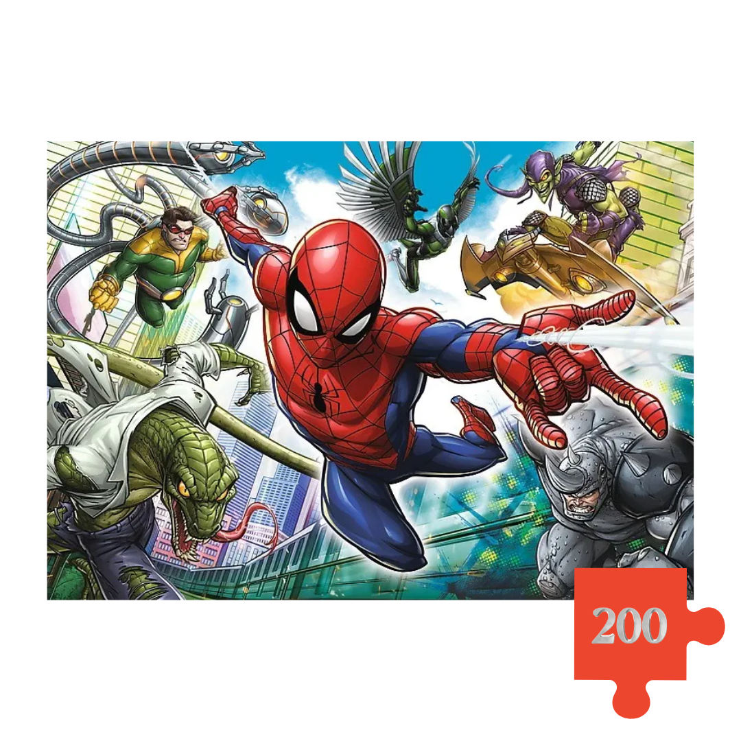 Trefl Puzzle Marvel Spider-Man 200 dijelova – slagalica za djecu 6+