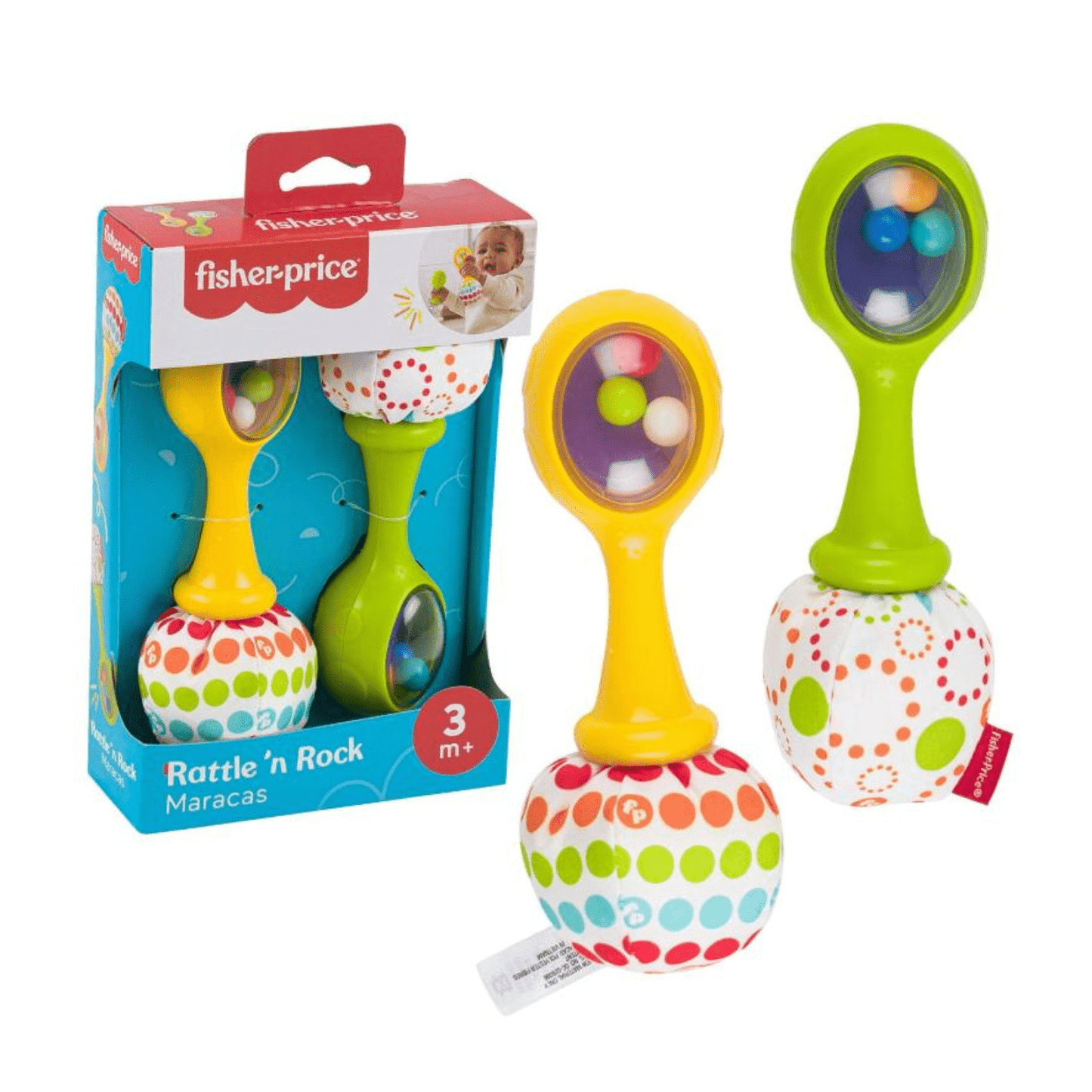 Fisher-Price Rattle ’n Rock Maracas – Zvečke marakas za bebe 3m+