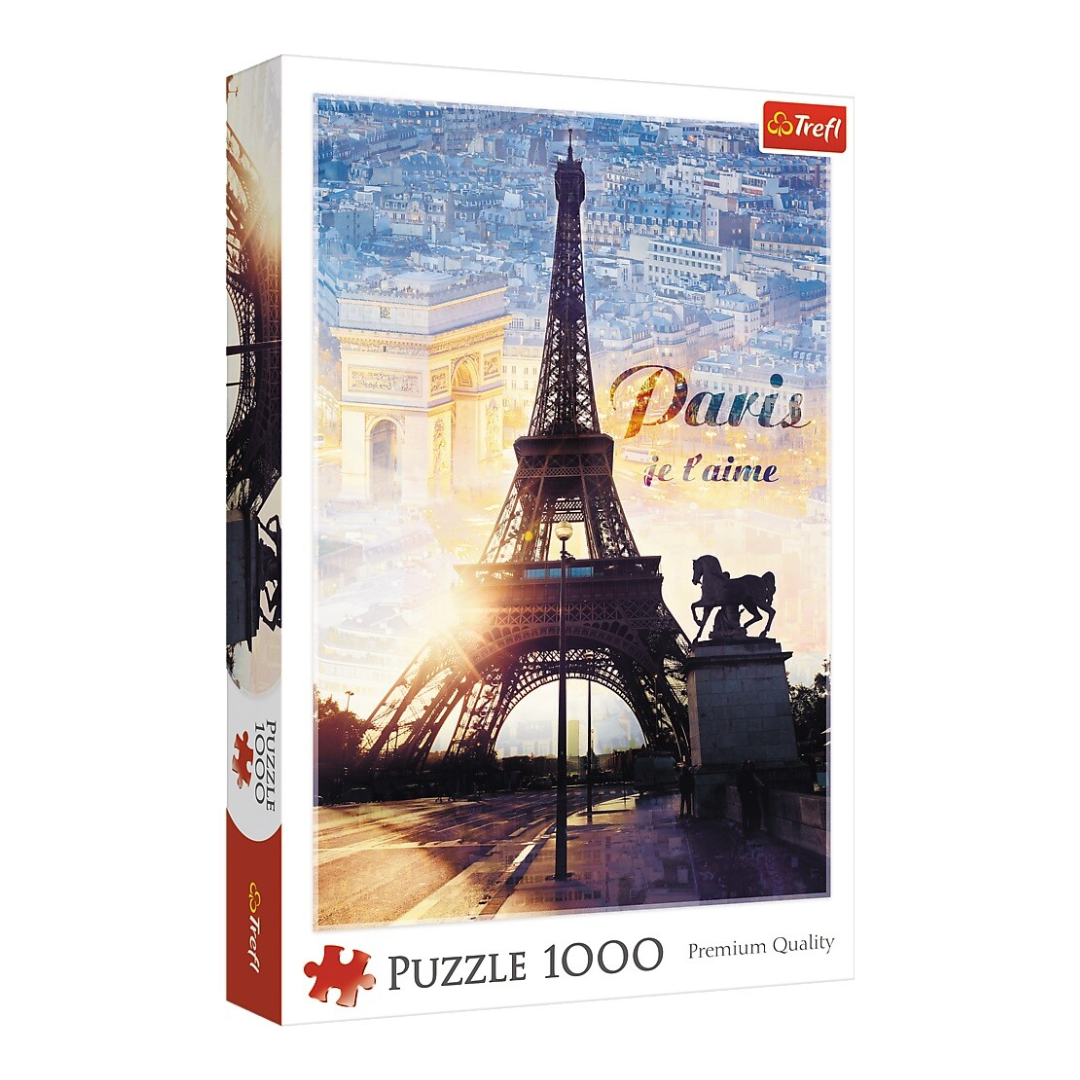 Trefl Puzzle Pariz Eiffelov toranj 1000 dijelova – slagalica za odrasle i tinejdžere