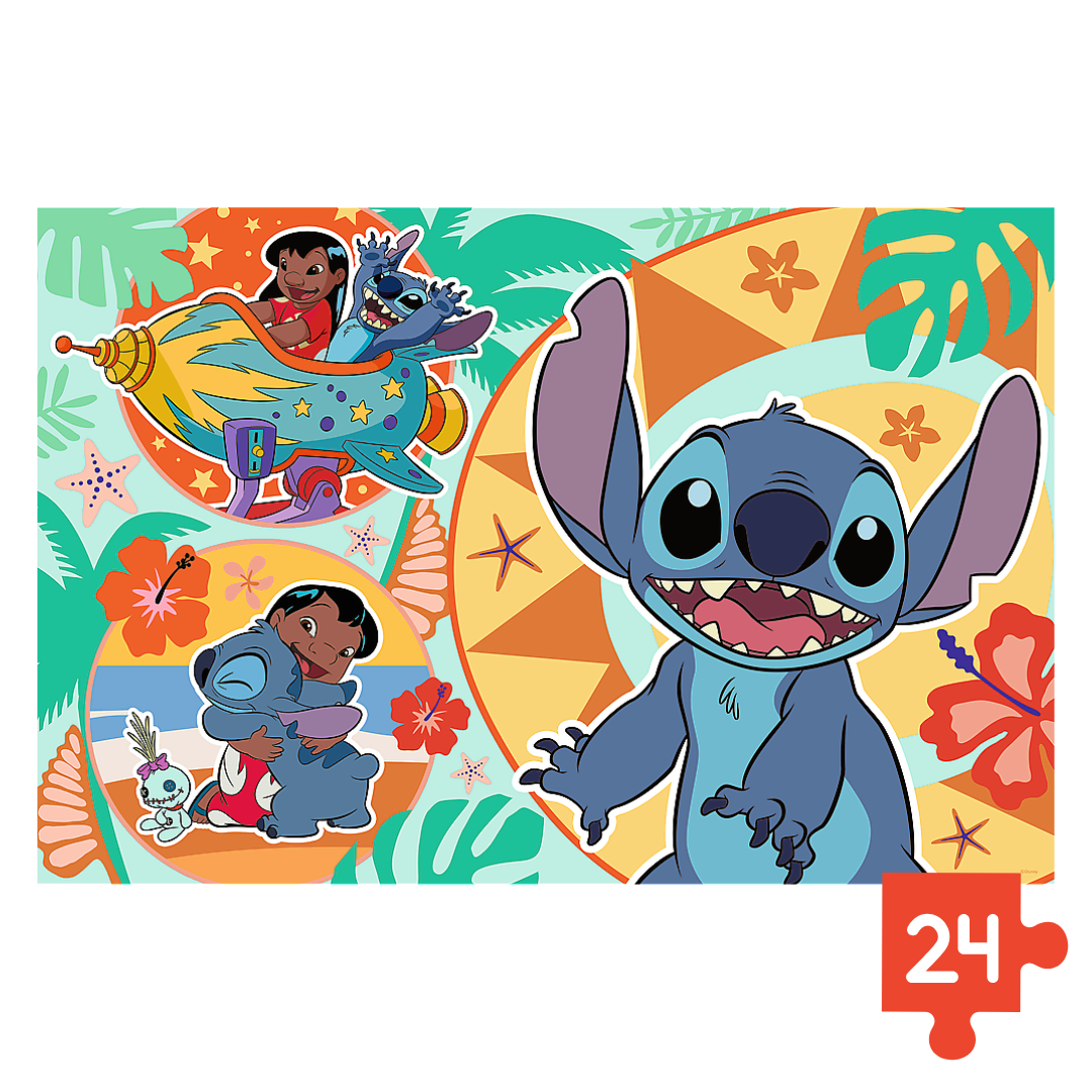 Trefl Puzzle Disney Stitch 24 MAXI dijela – slagalica za djecu 3+
