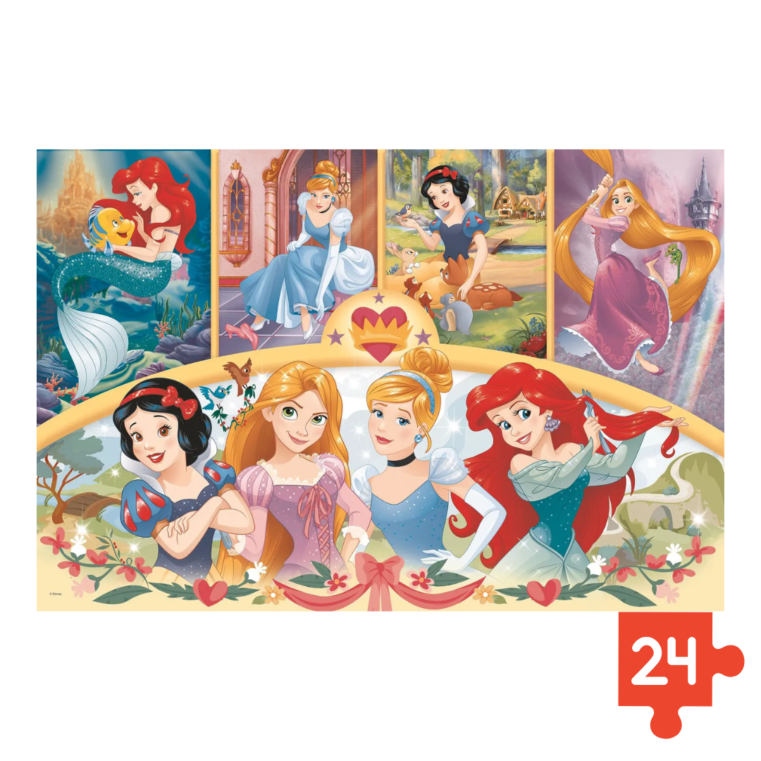 Trefl Puzzle Disney Princeze 24 MAXI dijela – slagalica za djecu 3+