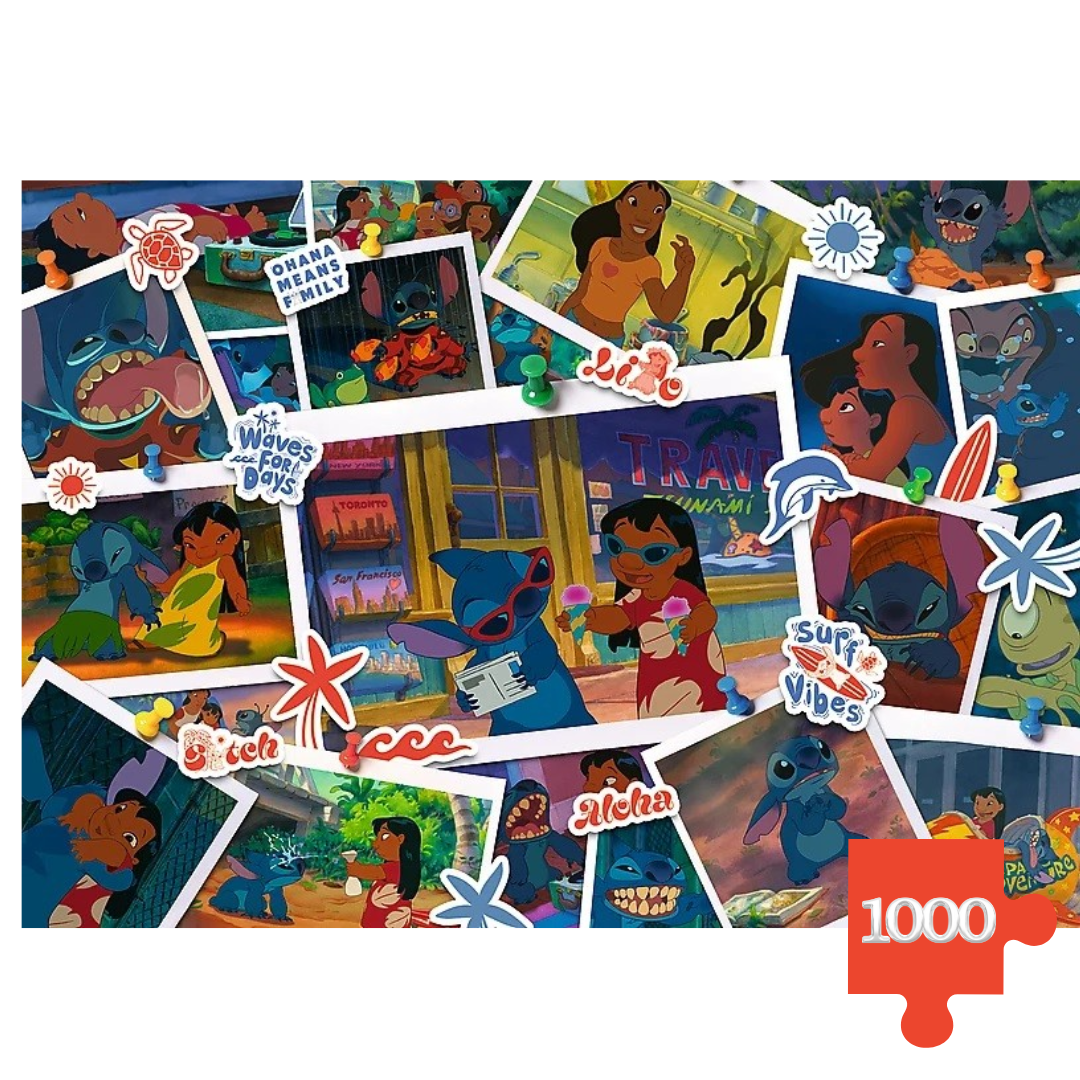 Trefl Puzzle Disney Stitch 1000 dijelova – Lilo & Stitch slagalica za odrasle i tinejdžere
