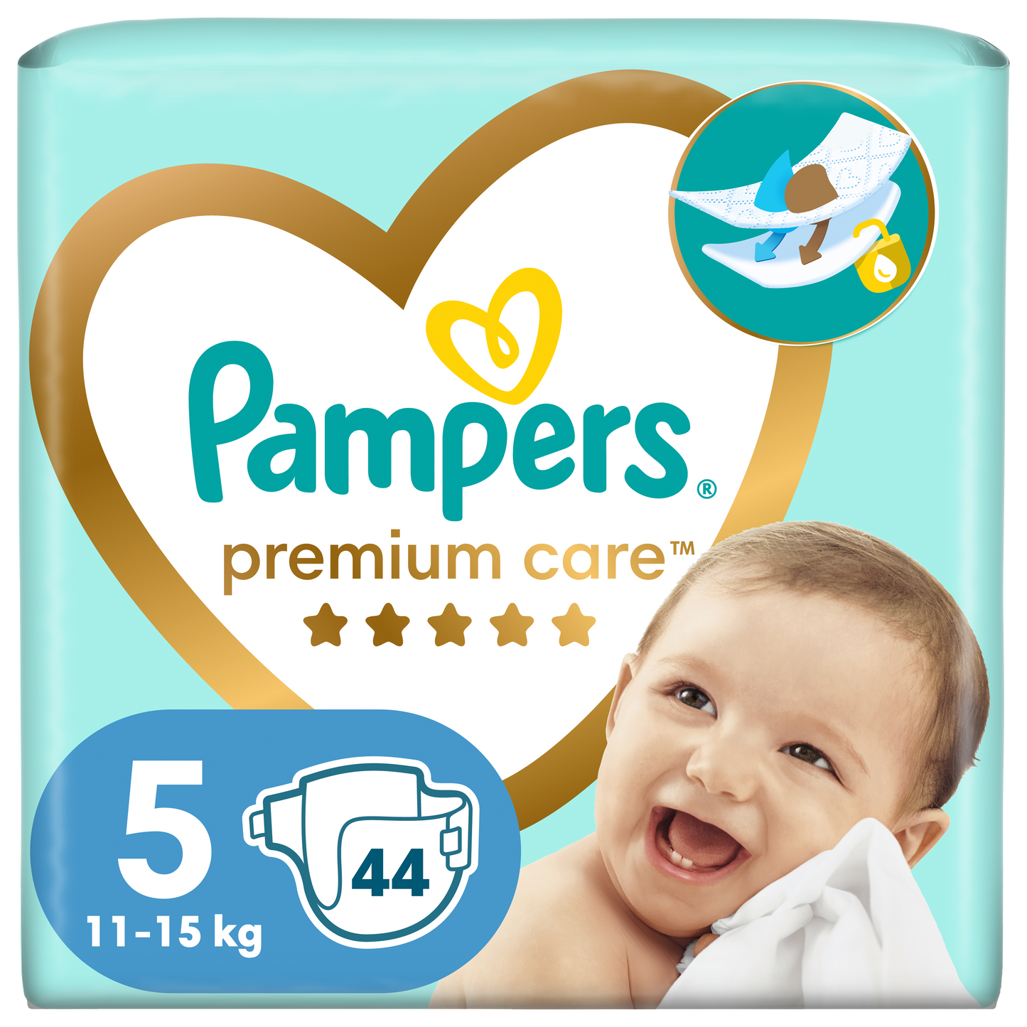 Pampers Premium Care pelene Veliko pakovanje Vel. 5 (Junior) – 44 kom