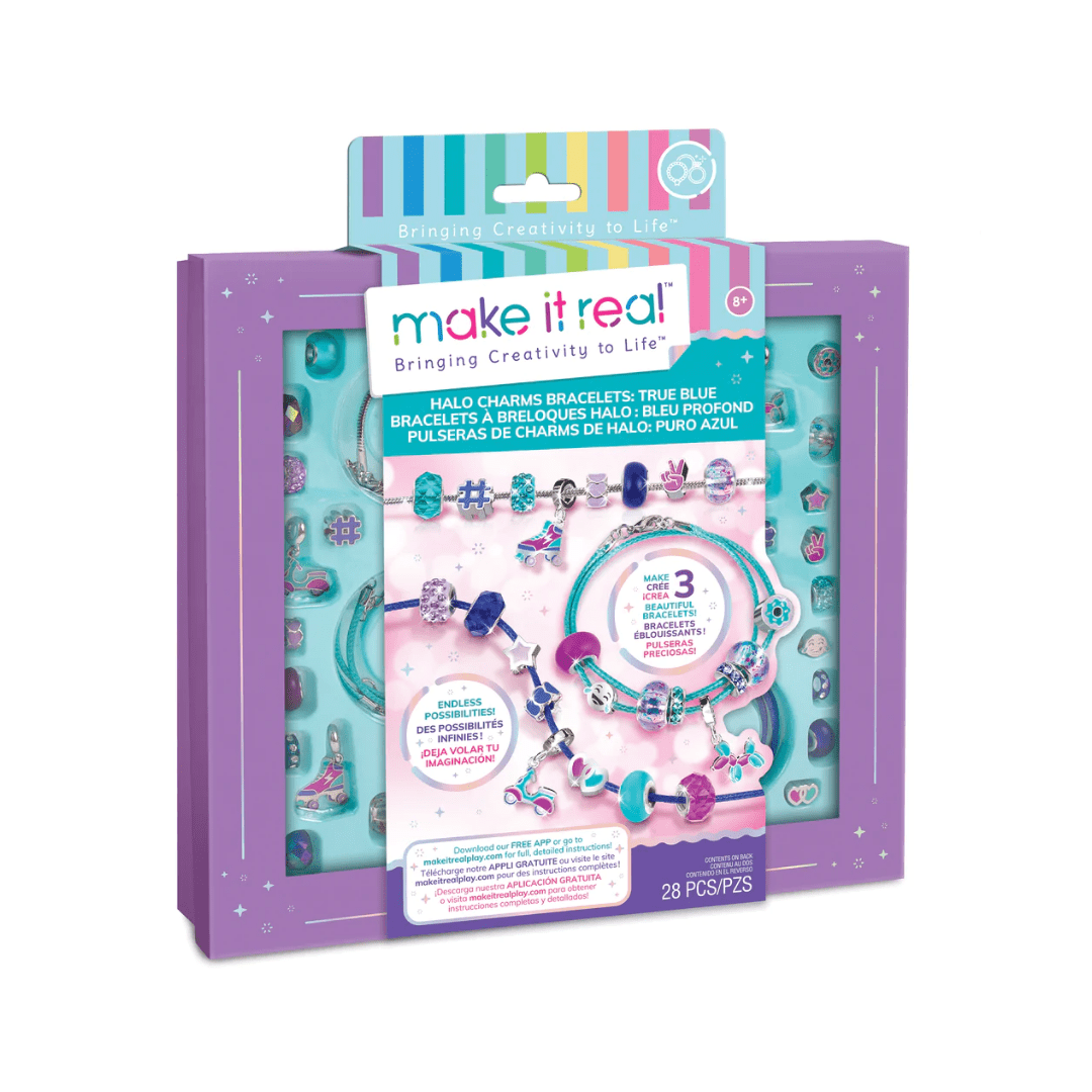 Make It Real – Halo Charms narukvice “True Blue” (28 dijelova) – izradi 3 narukvice