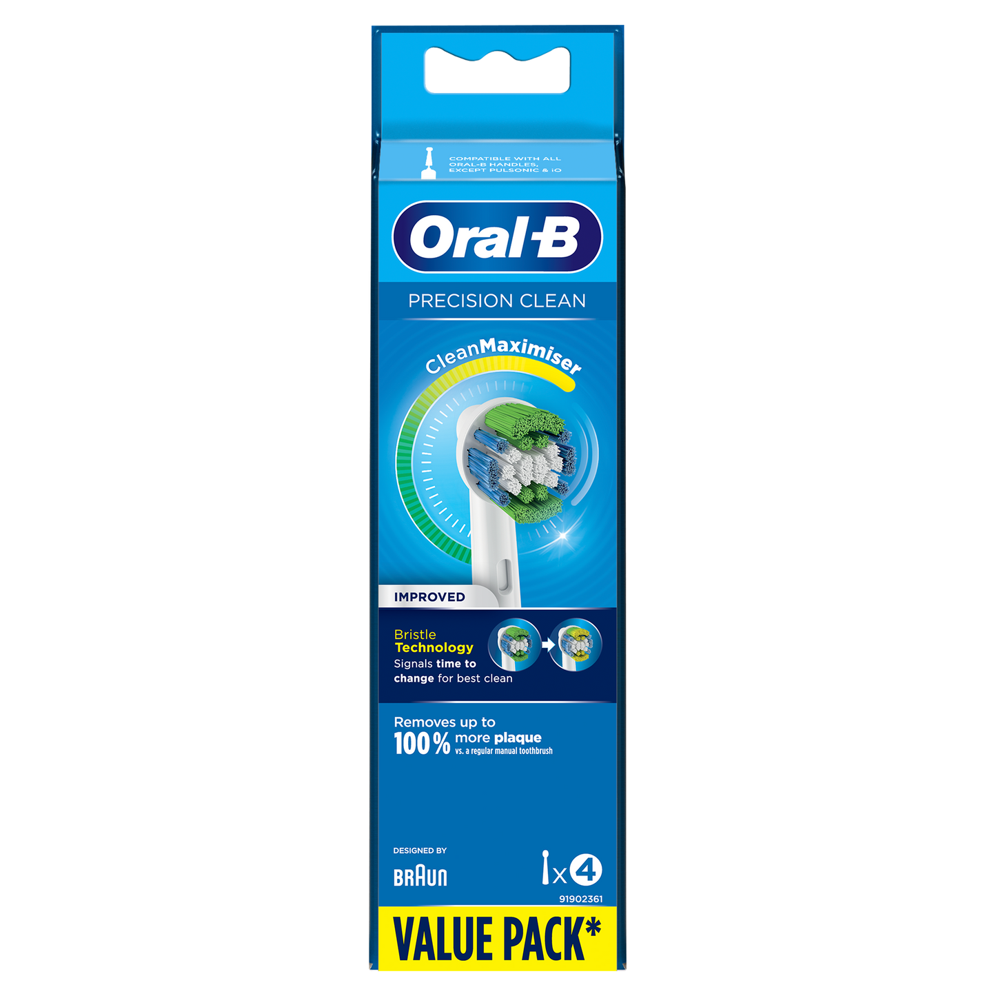Oral B zamjenska glava za četkicu Precision Clean EB20 – paket od 4 komada