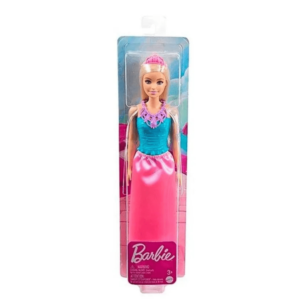 Barbie Princeza Lutka – Roze i Plava Haljina, Igračka za Djevojčice 3+