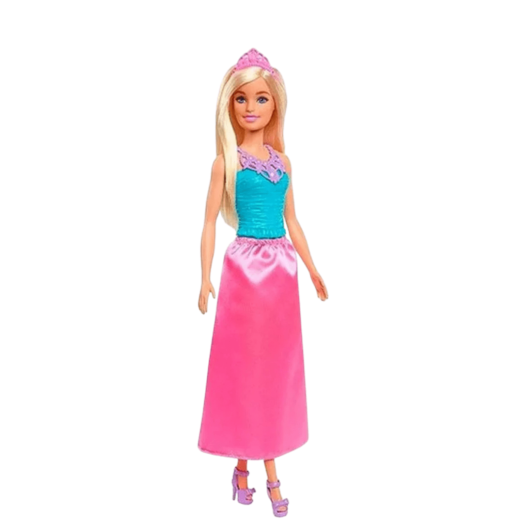 Barbie Princeza Lutka – Roze i Plava Haljina, Igračka za Djevojčice 3+
