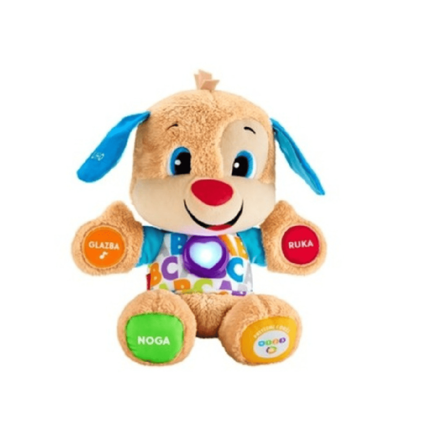 Fisher-Price Laugh & Learn Smart Stages psić – Edukativna plišana igračka za djecu 6-36 mjeseci