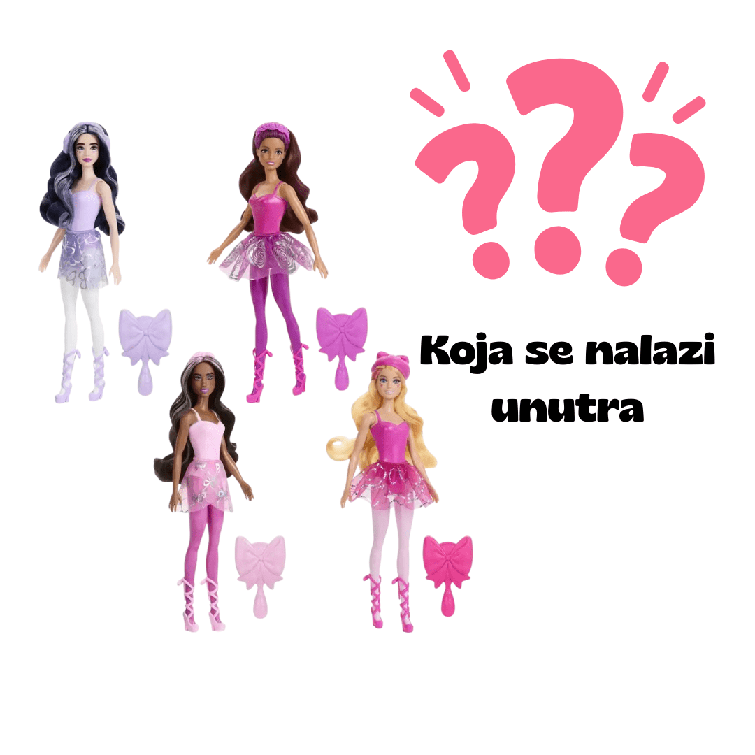 Barbie Color Reveal Lutka – 6 Iznenađenja u Pink Setu za Djecu 3+