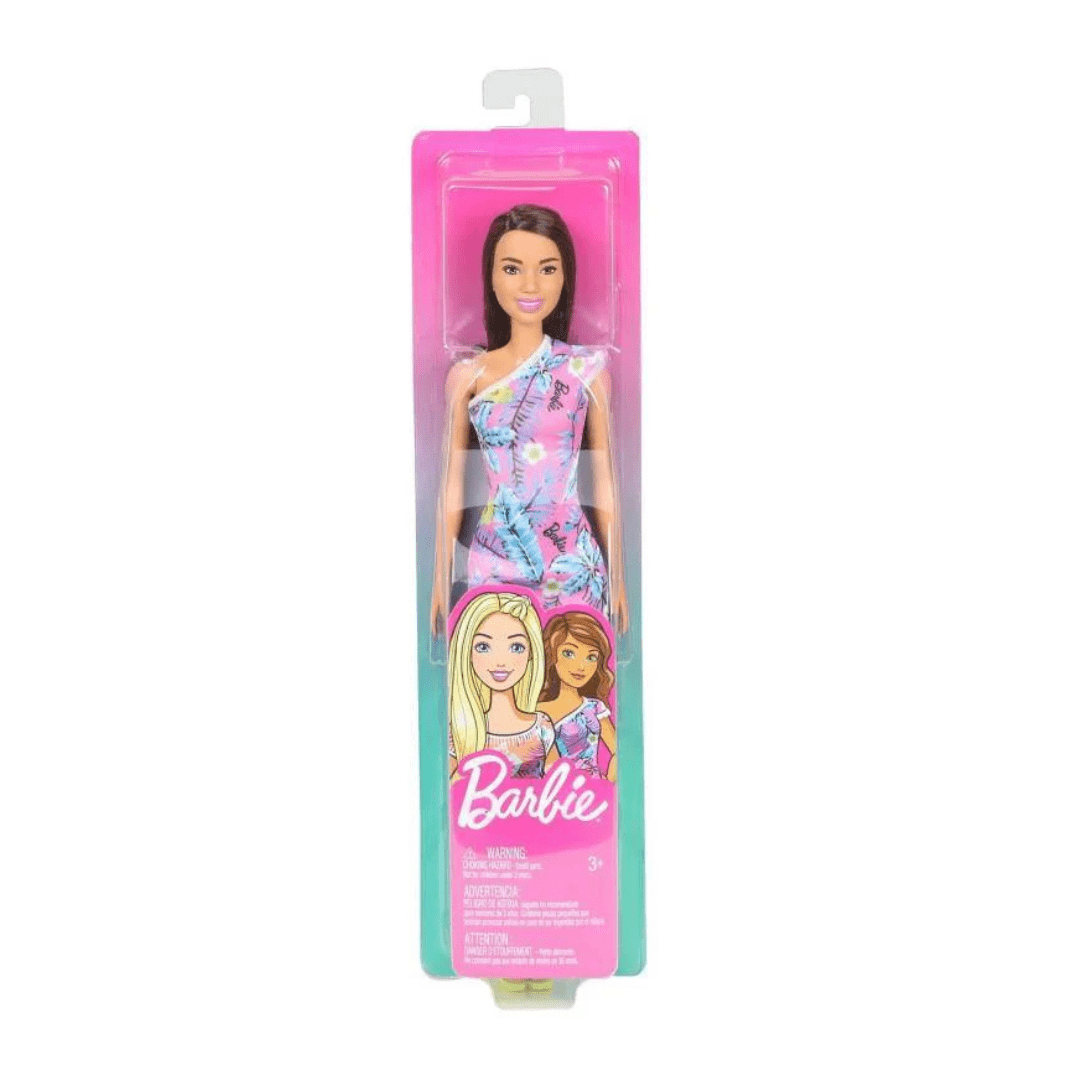 Barbie lutka u šarenoj ljetnoj haljini – moderna igračka za kreativnu igru
