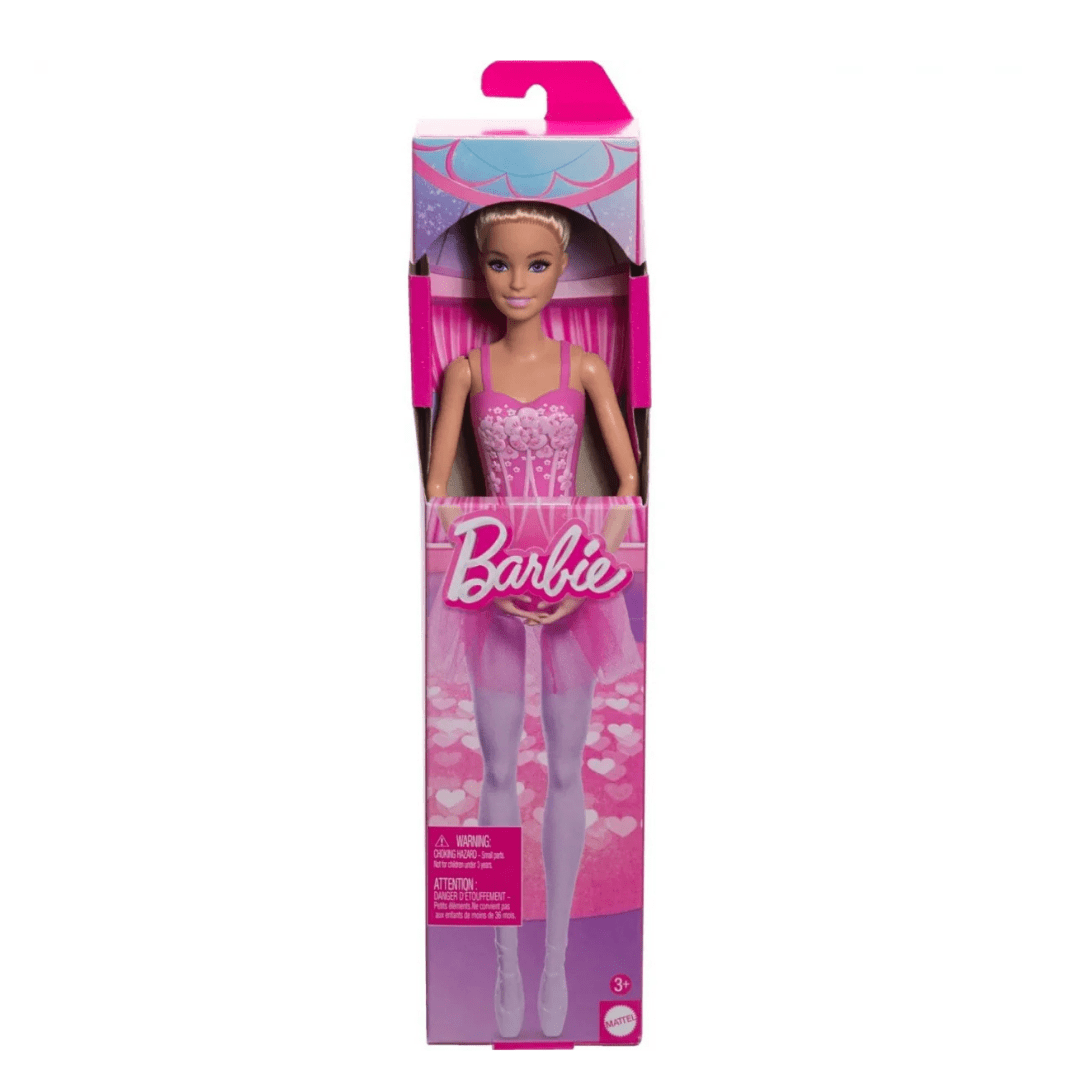 Barbie balerina lutka u ružičastoj haljini – elegantna igračka za male plesačice
