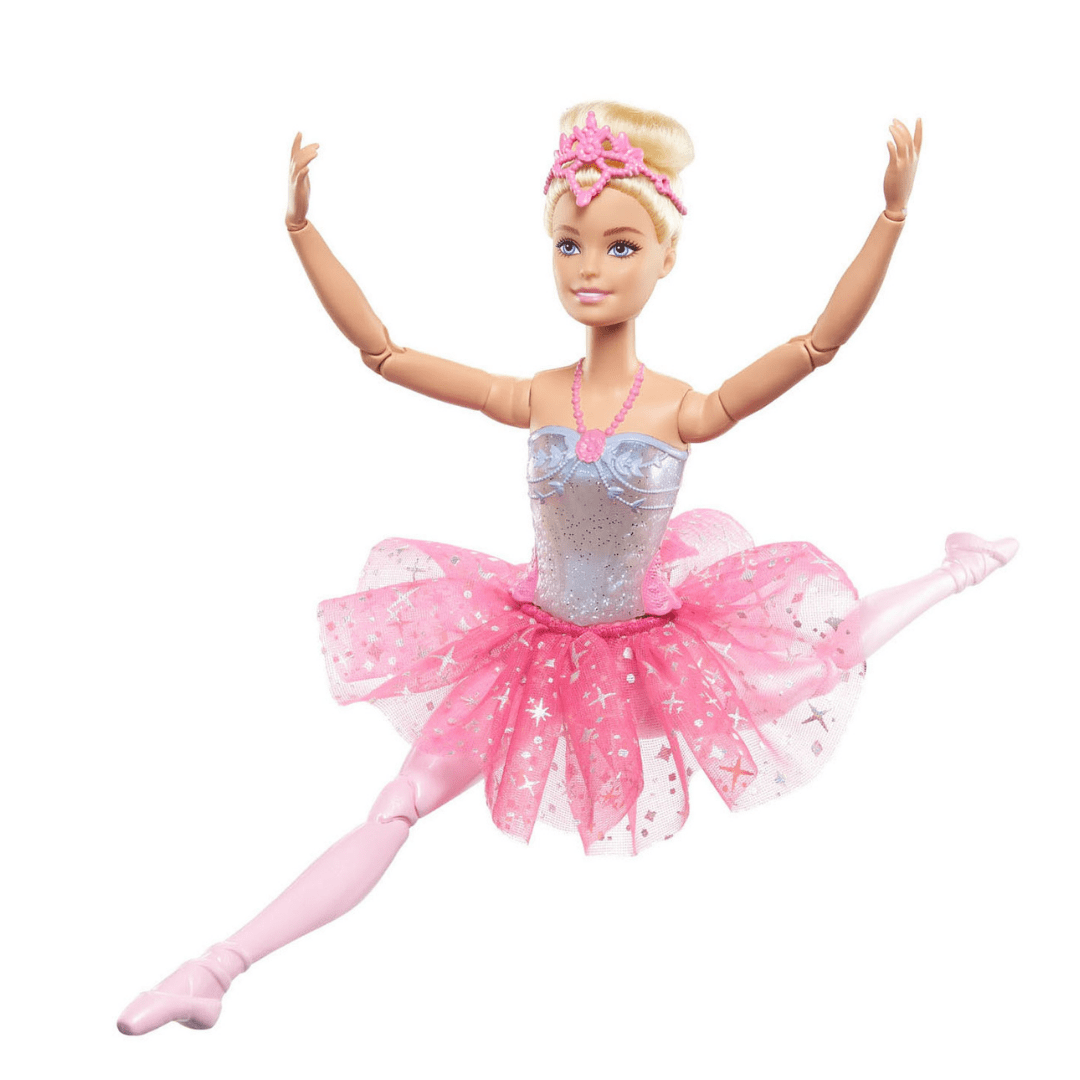 Barbie Dreamtopia balerina – lutka sa pokretnim zglobovima, ružičastom tutu suknjom i svjetlucava