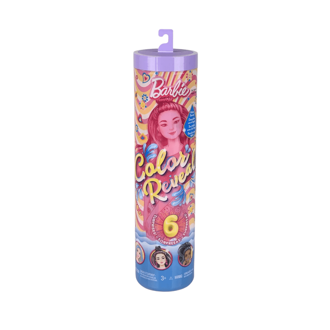Barbie Color Reveal lutka – 6 iznenađenja za otkrivanje boje | Igračka za djecu 3+