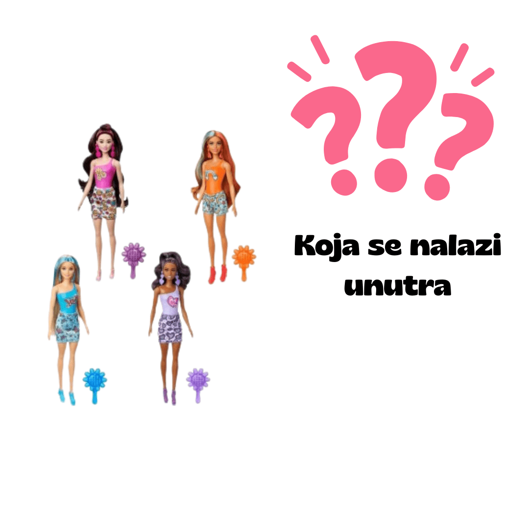 Barbie Color Reveal lutka – 6 iznenađenja za otkrivanje boje | Igračka za djecu 3+