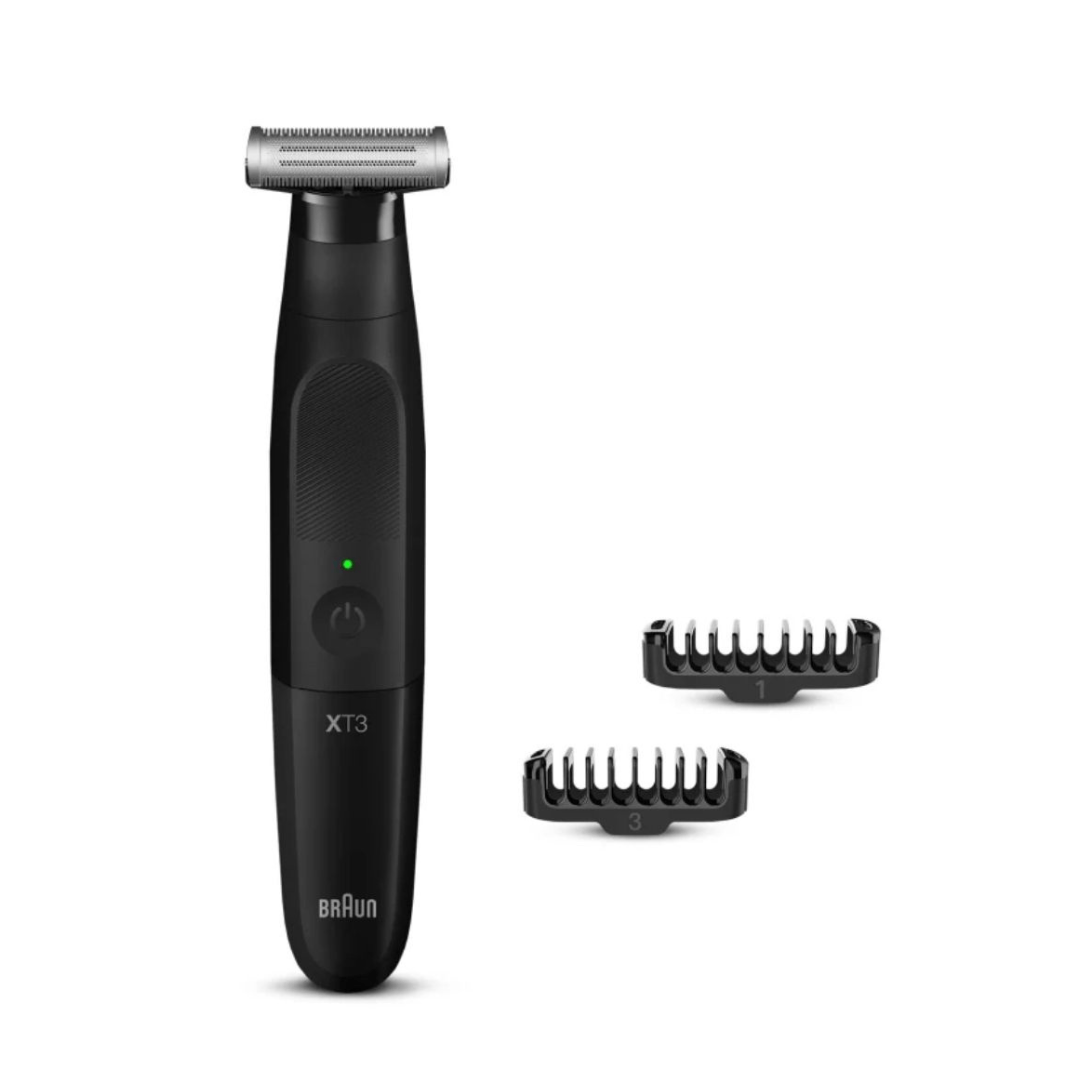 Braun Series XT3100 – trimer i brijač za lice i tijelo, 3-u-1, bežični rad 45 min, vodootporan