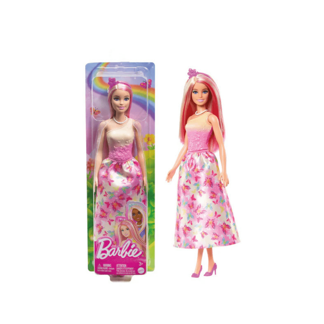 Barbie Dreamtopia princeza lutka u ružičastoj haljini s cvjetnim uzorkom