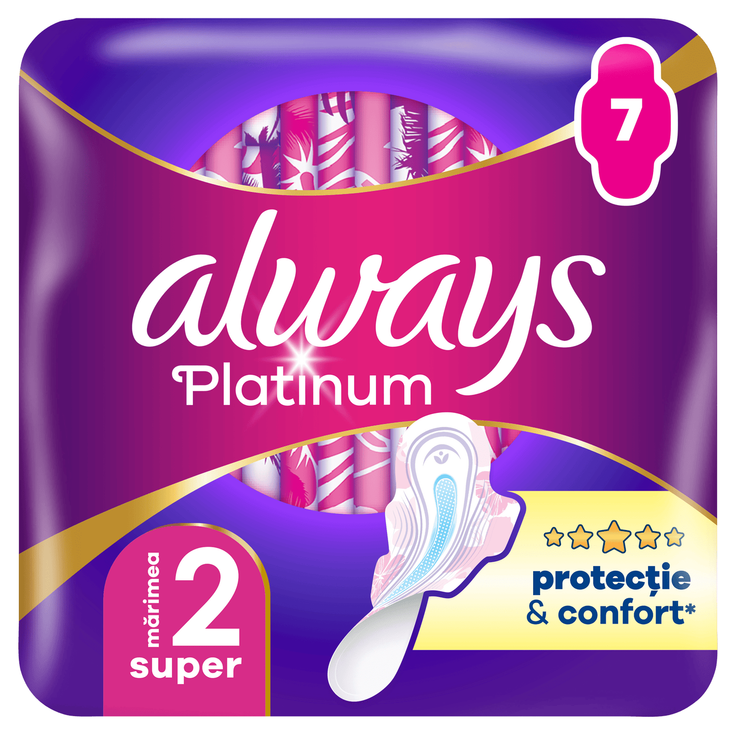 Always Platinum Super higijenski ulošci – 7 kom