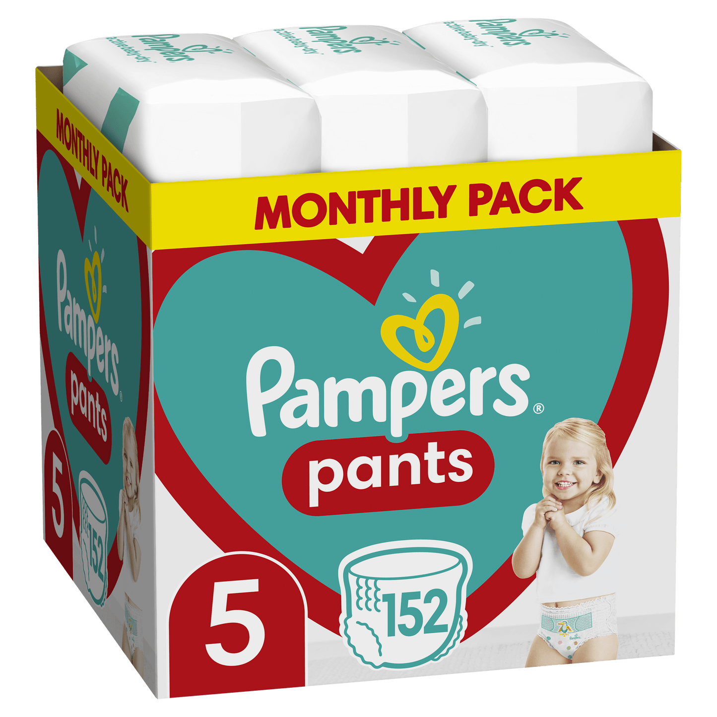 Pampers Pelene Gaćice Mega Box Vel. 5 (Junior) – 152 kom