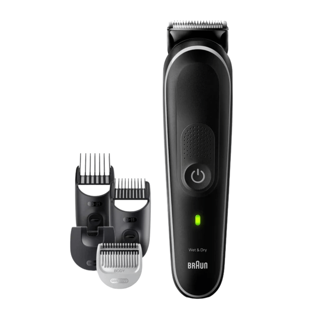 Braun MGK5410 – Sve u jednom trimer 9-u-1 za bradu, kosu i tijelo, 100 min bežičnog rada, vodootporan