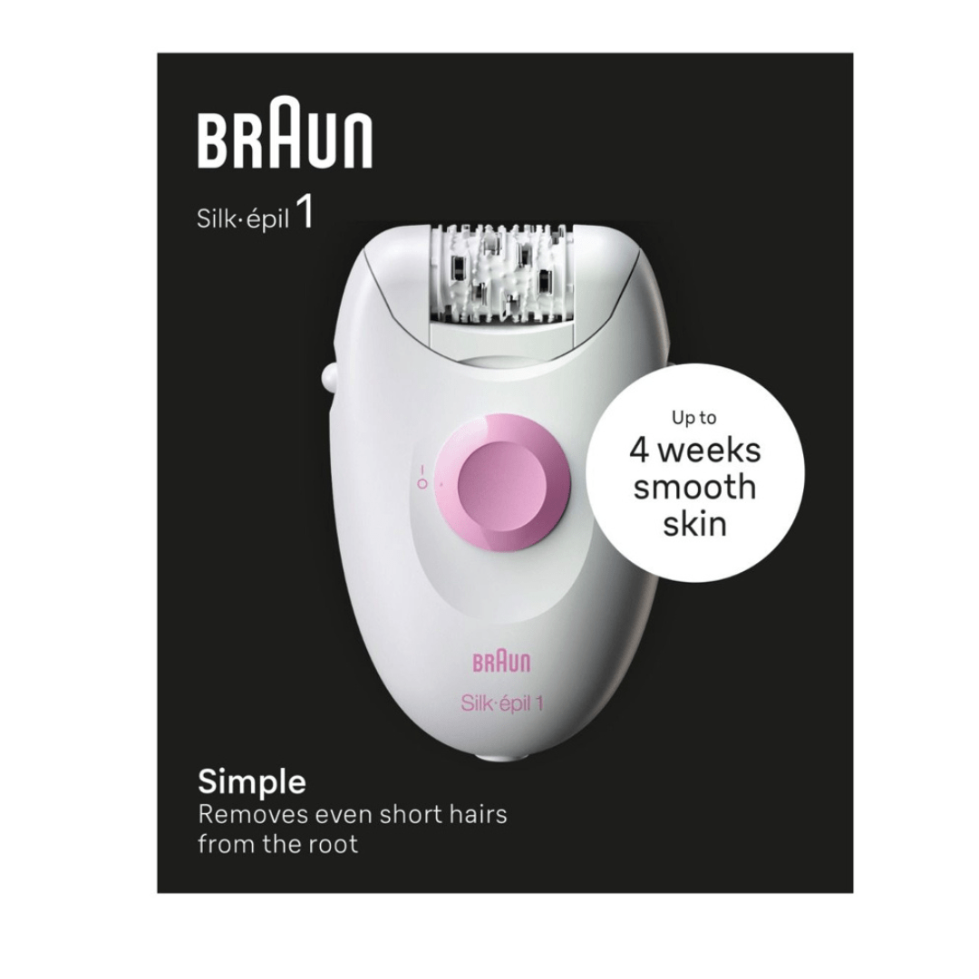Braun Silk-épil 1 1-000 epilator – jednostavna depilacija i glatka koža do 4 sedmice