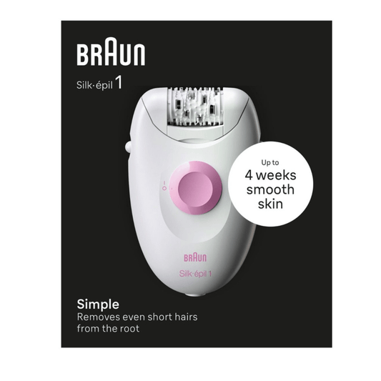 Braun Silk-épil 1 1-000 epilator – jednostavna depilacija i glatka koža do 4 sedmice