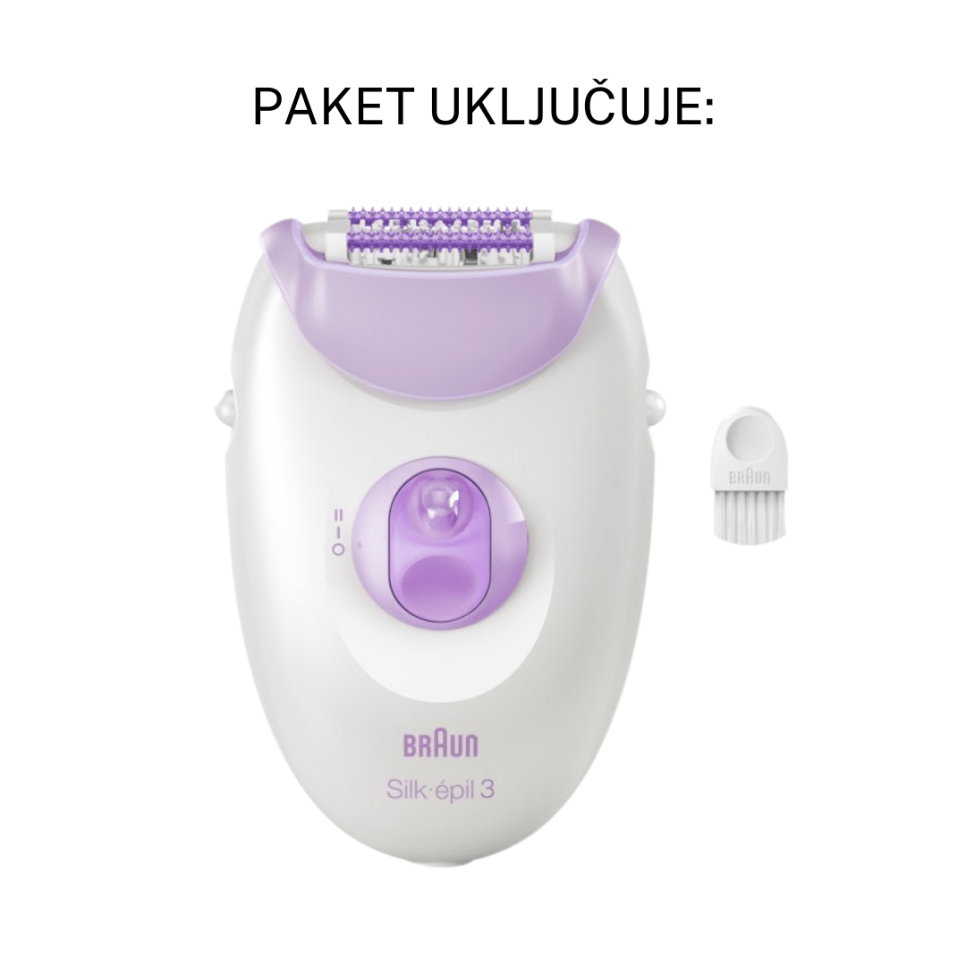 Braun Silk-épil 3 3-000 epilator – jednostavna depilacija i dugotrajno glatka koža