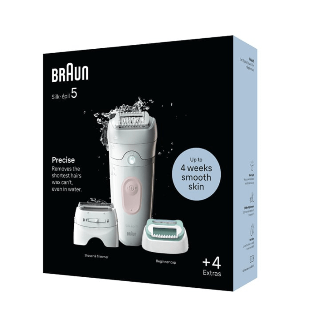 Braun Silk-épil 5 5-050 epilator – nježno uklanjanje dlačica, dugotrajna glatka koža