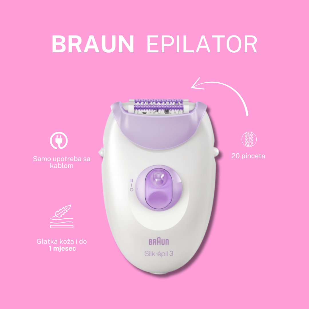 Braun Silk-épil 3 3-000 epilator – jednostavna depilacija i dugotrajno glatka koža