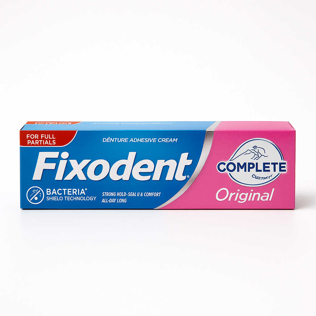 Fixodent Complete Origin 47g - krema za proteze – pouzdano prianjanje i udobnost